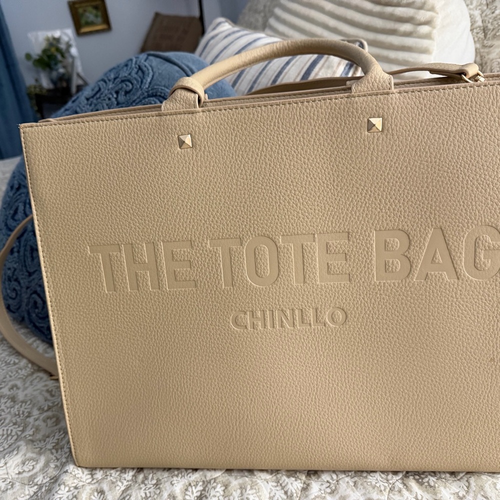 Tan Tote Bag
